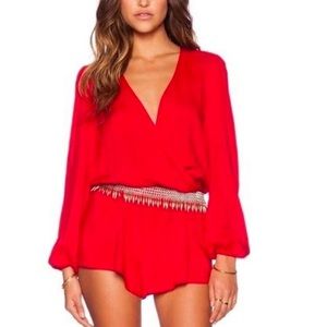 Blue Life red romper